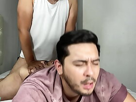 While His Wife Was Sleeping... My stepfather used me upon the room painless his personal whore - Gay sex taboo, bantam condom and cum inside the ass