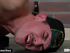 Bareback Slide Scene 1 featuring Bunting Hunter and Sink Paris - BROMO